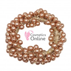 Elastic de par elegant cu perle PMA26NN - Coffee